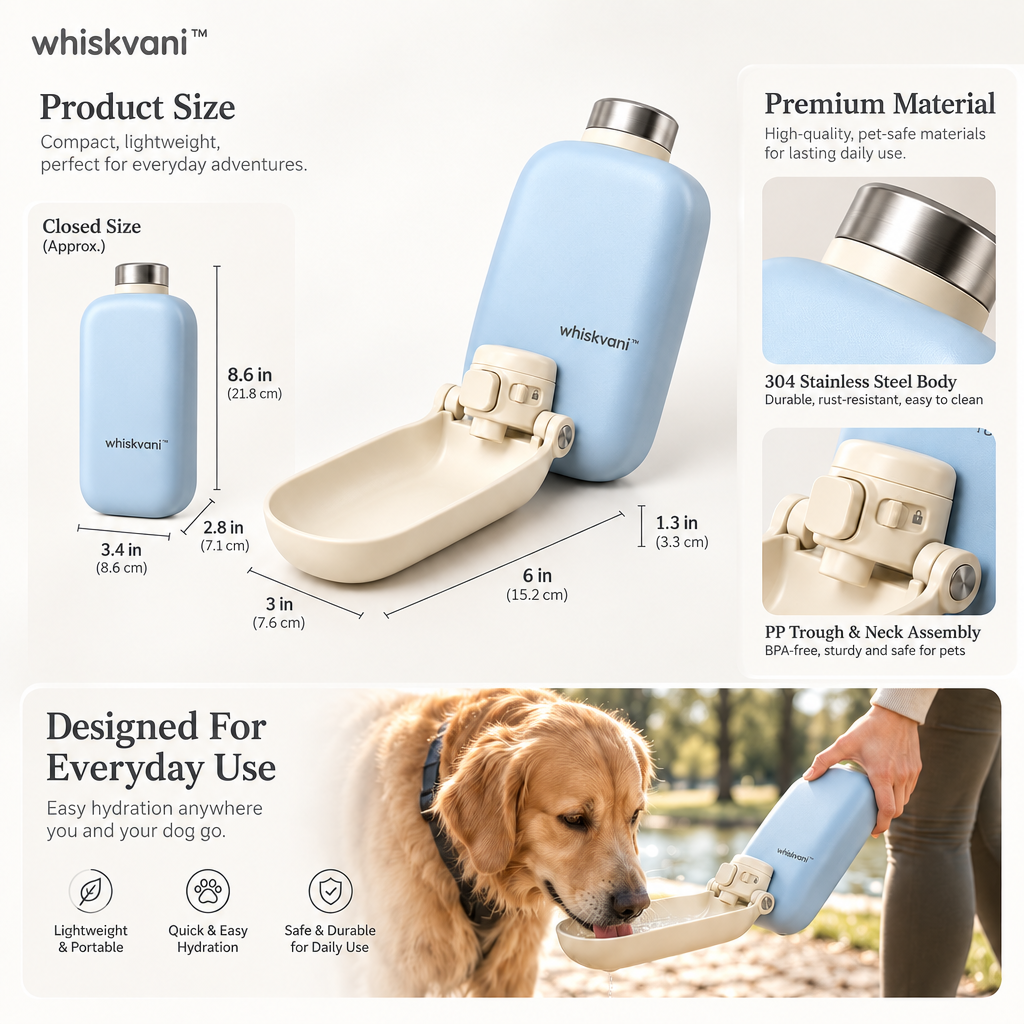whiskvani™ Foldout Water Bottle