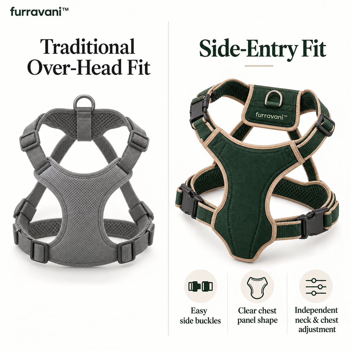 whiskvani™ Side-Entry Harness