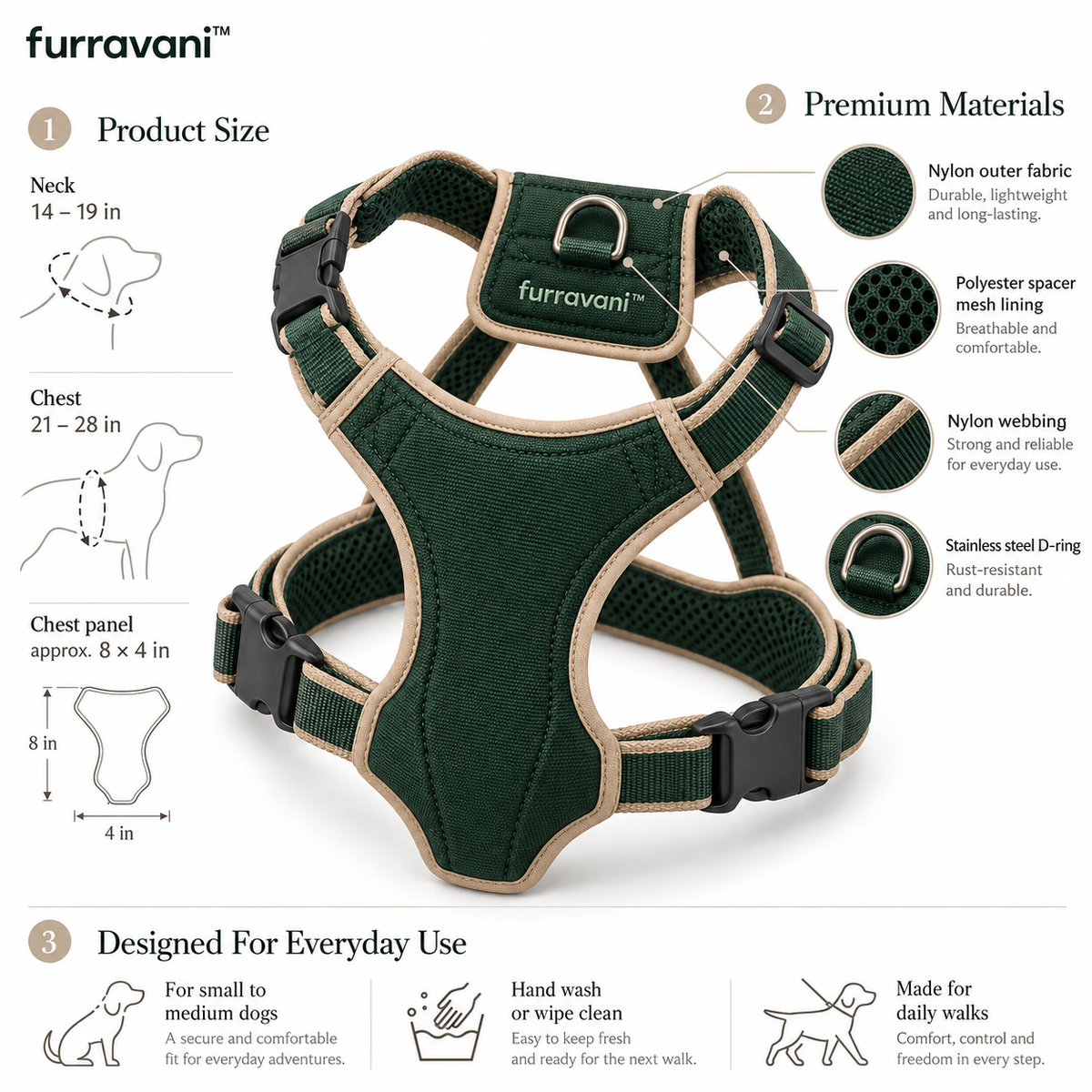 whiskvani™ Side-Entry Harness