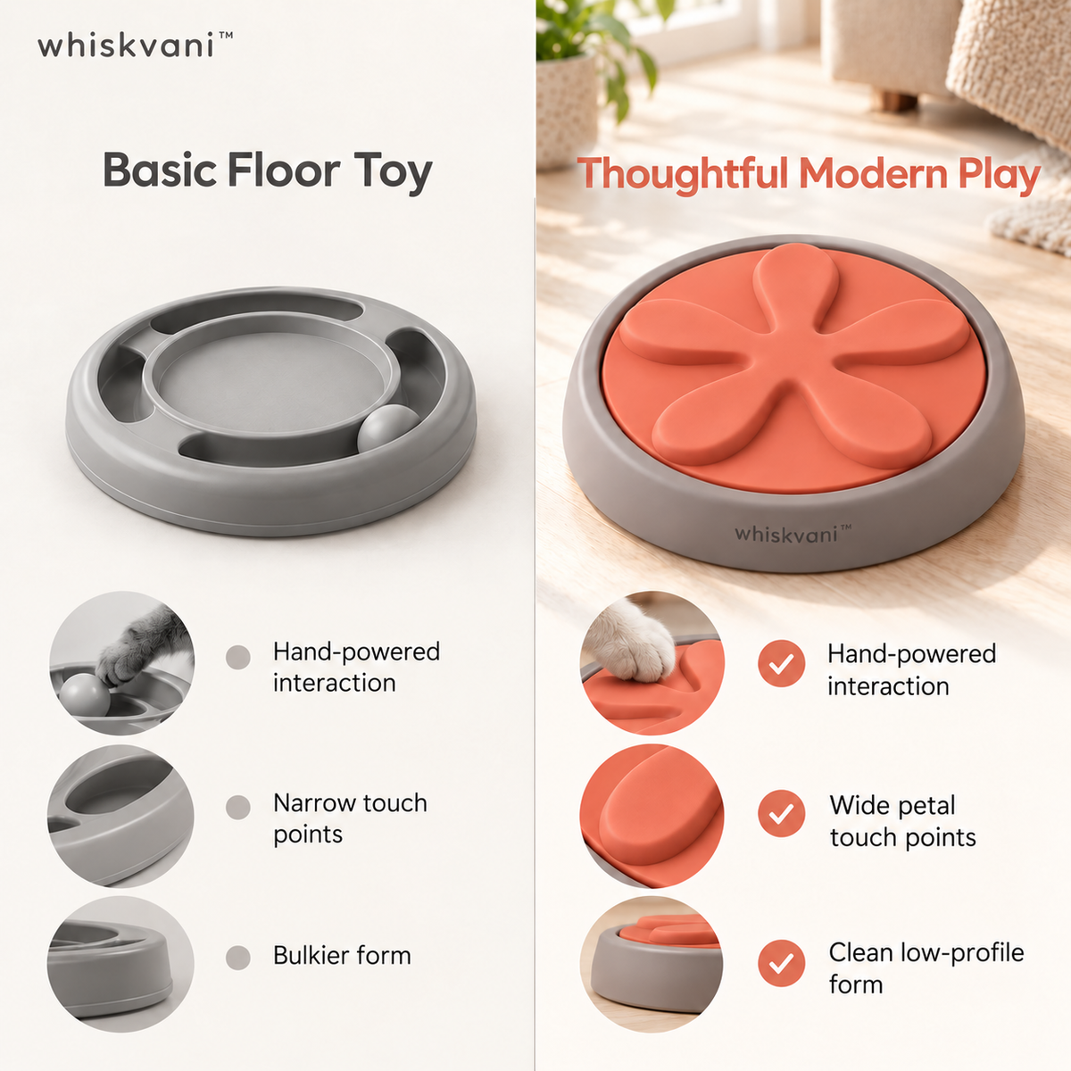 whiskvani™ Petal Play Wheel