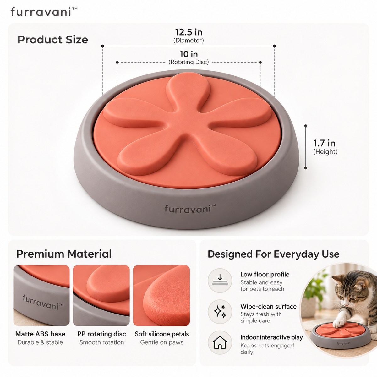 whiskvani™ Petal Play Wheel