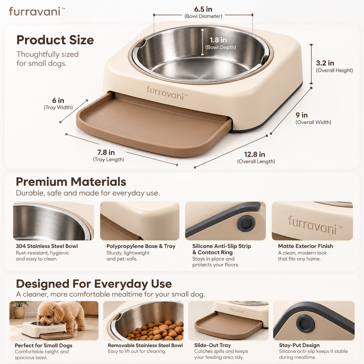 whiskvani™ Slide Tray Bowl