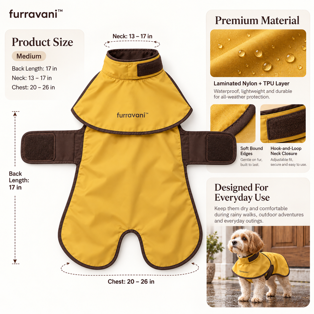 whiskvani™ Layered Rain Cape